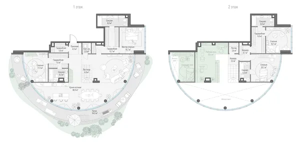 3-комнатный ситихаус, 172.2 м²