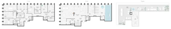 3-комнатный пентхаус, 527.8 м²